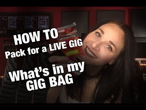 HOW TO: Prep for a 🎶 Gig / What's in my gig bag