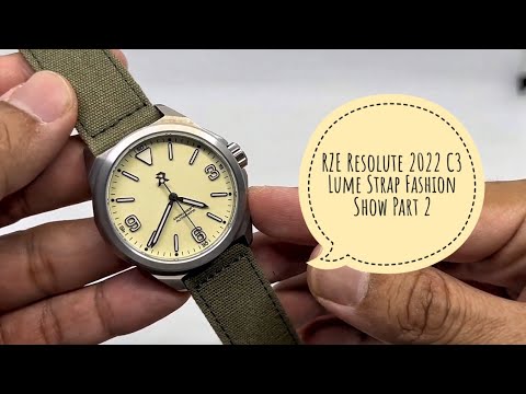 1 Watch, 5 New Looks: RZE Resolute C3 Lume Strap Fashion Show Part 2