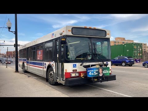 CTA On Board Riding 2007 New Flyer D40LF Bus 1502 on Route 49 Western from Brown Line to Blue Ln