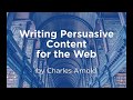 Writing Persuasive Content For The Web