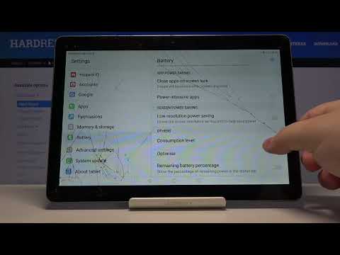 How to Activate Battery Percentage in HUAWEI MediaPad T3 – Battery Settings