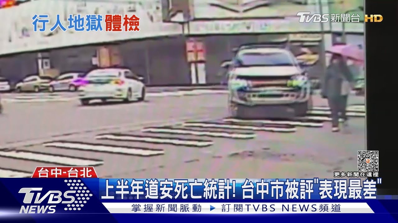 1-6月全台行人死傷8984人 "行人地獄"惡名未消