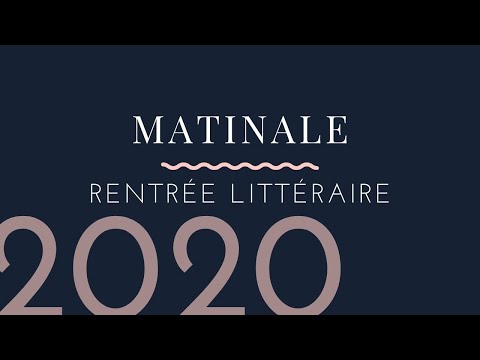 Matinale Rentrée Littéraire - Lucie 