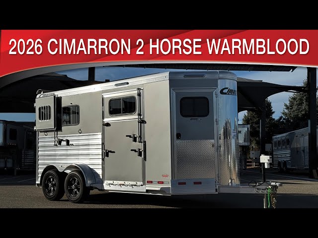 Preview image of 2026 Cimarron Norstar Custom Warmblood 2 Horse Bumper Pull youtube video