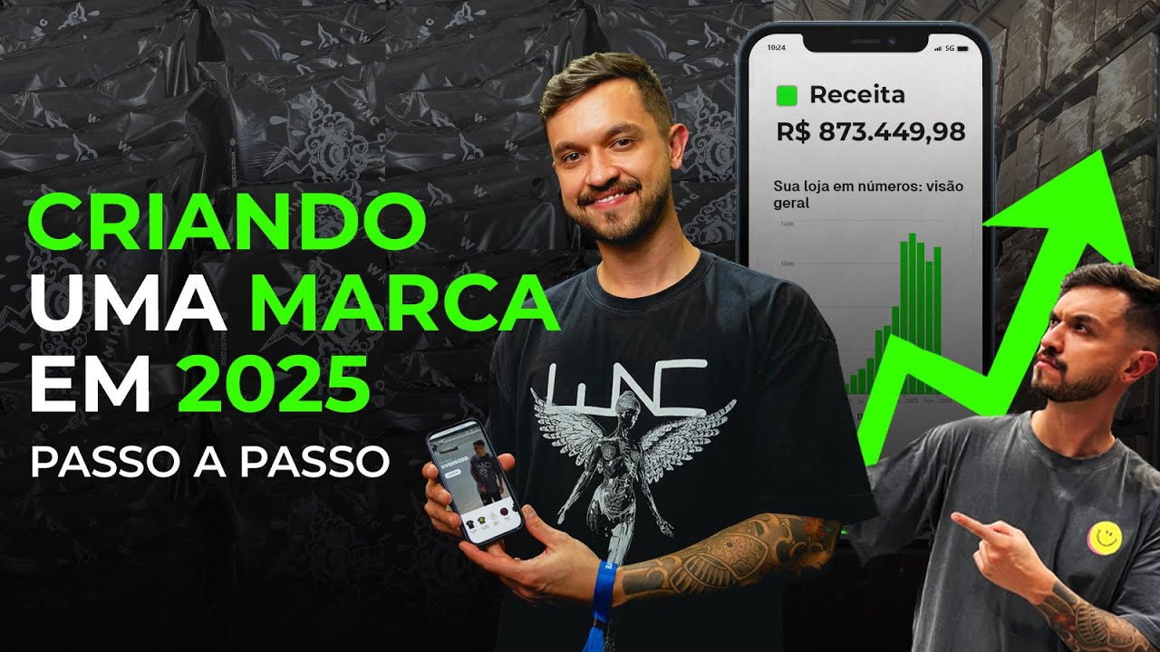 CRIANDO UMA MARCA DE ROUPAS EM 2024!