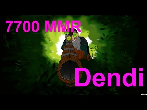 Dota 2 Na`Vi Dendi Sniper 7700 Ranked Match Gameplay! MMR
