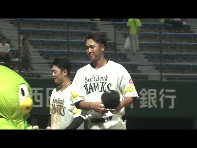 【ファーム】ホークス・石塚綜一郎選手・秋広優人選手 ヒーローインタビュー 8月9日 福岡ソフトバンクホークス 対 中日ドラゴンズ