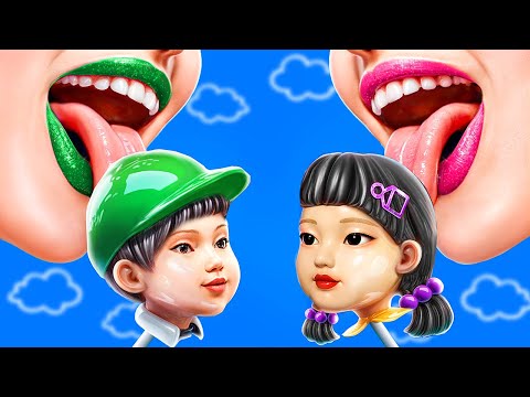 Costruiamo una GIGANTESCA bambola Squid per Game Boy nella vita reale!