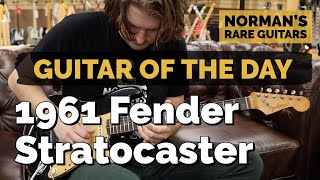 Video thumbnail for Guitar of the Day: 1961 Fender Stratocaster | Norman's Rare Guitars by Normans Rare Guitars