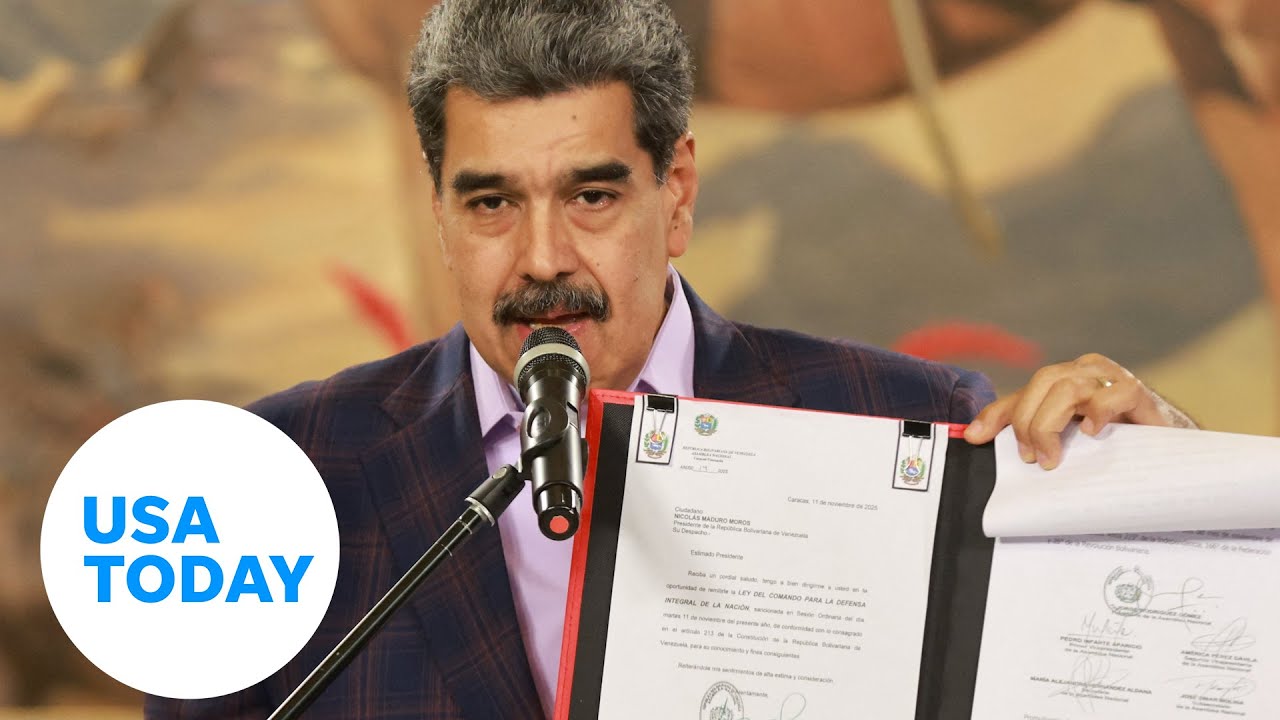 Venezuela signs defense law as US tensions rise