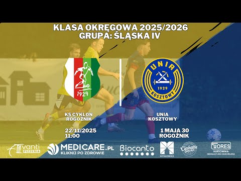 KS CYKLON ROGOŹNIK – UNIA KOSZTOWY, SKRÓT MECZU (22.11.2025)