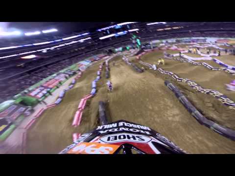 GoPro HD: Justin Barcia and Ken Roczen Main Event 2014 Monster Energy Supercross from Arlington