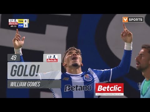 Golo William Gomes: Tondela 0-(2) FC Porto (Liga 25/26 #13)