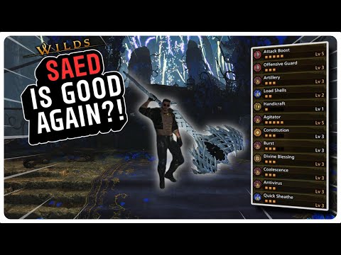 SAED SPAM ON CHARGE BLADE IS INSANE NOW in Monster Hunter Wilds!