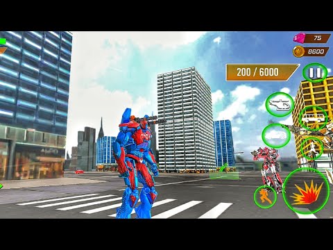 TRANSFORMER BUS ROBOT HELICOPTER ANDROID GAMEPLAY #1
