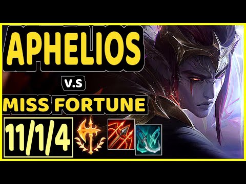 VIPER (APHELIOS) vs MISS FORTUNE - 11/1/4 KDA BOTTOM ADC CHALLENGER GAMEPLAY - KR