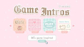 🧸 cute aesthetic intro and outro • jessica vu game inspired intro | Free outro pixel game