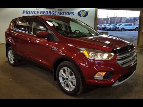 2017 Red Ford Escape 4WD SE Sport Utility Review | Prince George Motors