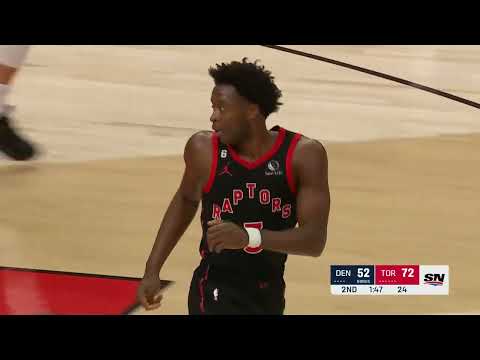 OG Anunoby Shocks Entire Crowd after Insane Putback Dunk vs Nuggets
