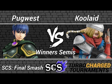 SCS: Final Smash Wii U Singles (Winners Semis) - Pugwest (Marth) vs. Koolaid (Sheik)
