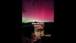 Niebo nad Polską ożyło mega ZORZA przy której otwieramy booster stellar crown pokemon