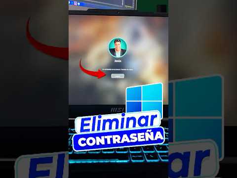 Eliminar contraseña de Windows 💻✅ #windows #laptop #pc #windows11 #windows10