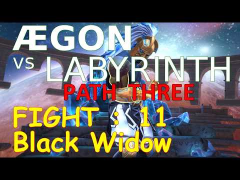 Aegon vs Black Widow - Labyrinth path 3