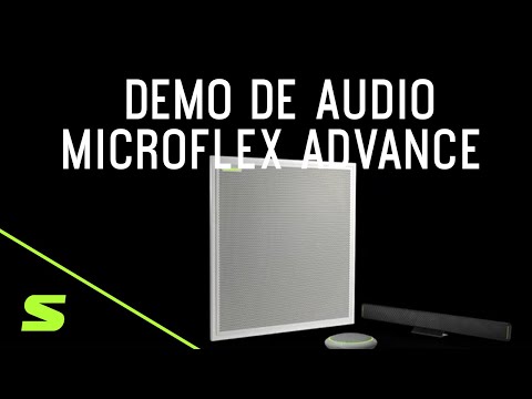 Demostración de audio de los micrófonos Shure Microflex® Advance™
