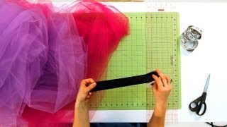 How to Prep the Ribbon for No-Sew Tutu | No-Sew Crafts
