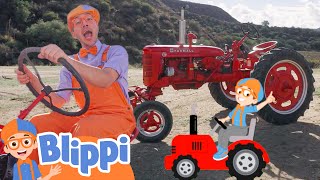 THE TRACTOR SONG!!! 🚜 | Blippi Wonders Educational Videos for Kids