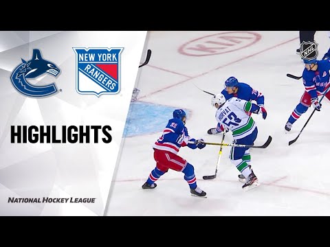 NHL Highlights | Canucks @ Rangers 10/20/19