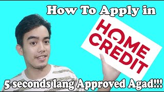 Paano mag apply sa Home Credit | How to apply in Home Credit