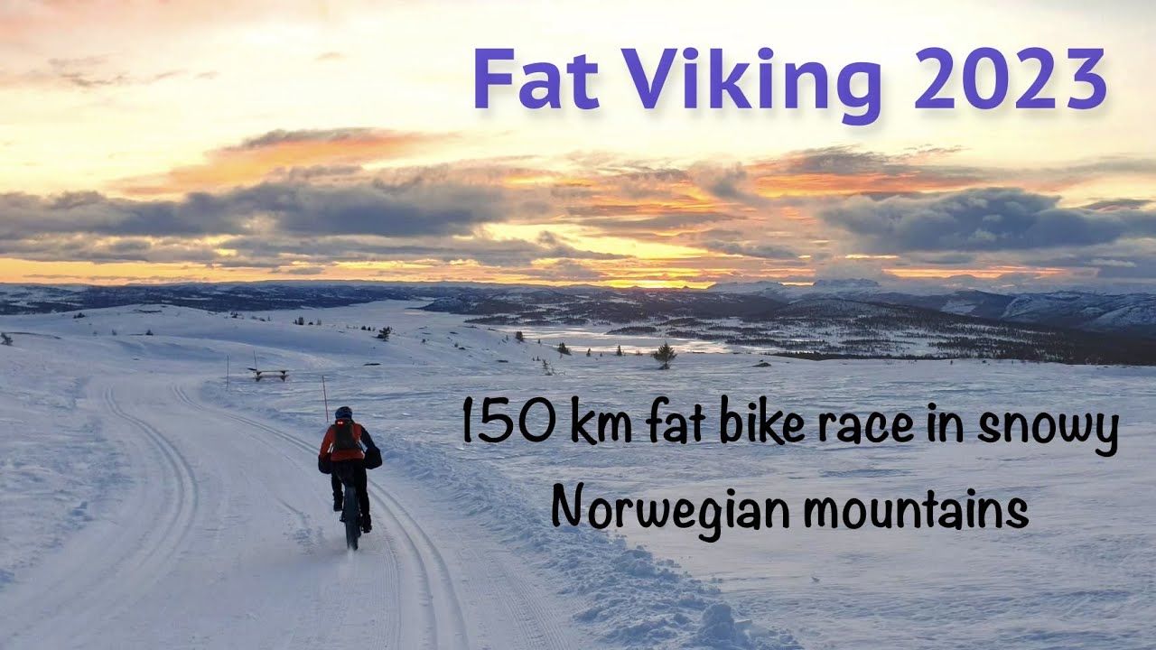 Fat Viking 2023: una carrera de fat bike de 150 km en las montañas nevadas de Noruega - YouTube