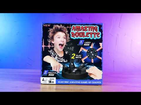 Настольная игра для компании Шок игра Электрическая рулетка с сенсорными датчиками и эффектами 2-6 игроков - фото 1 - id-p2589871496