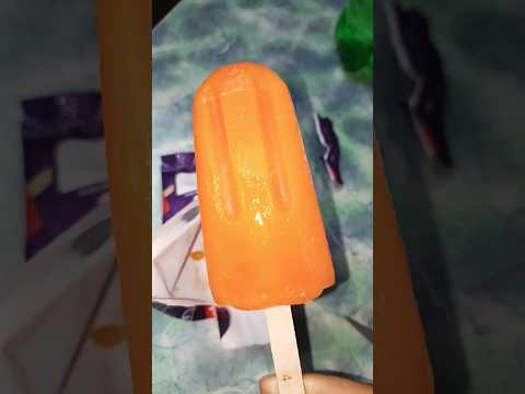 😋#vadilal Frootful orange ice candy🧡#icecream #viral #youtubeshorts #trending #review
