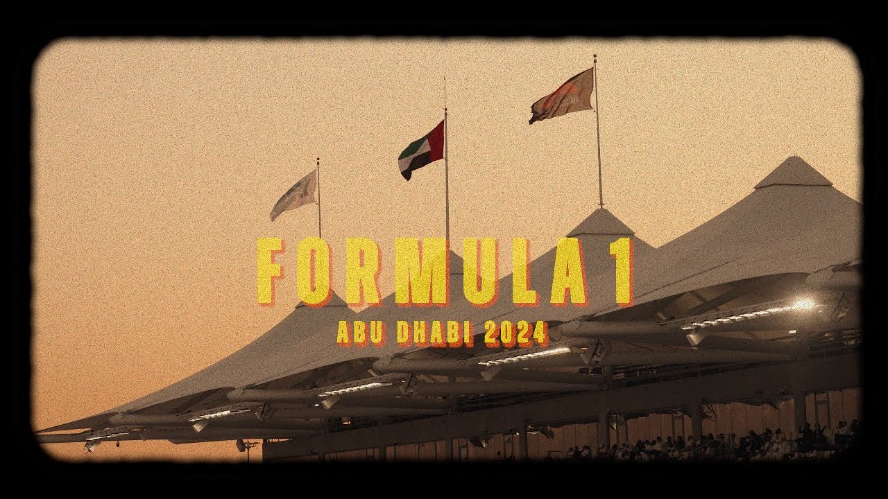 F1 Abu Dhabi 2024 Cinematic Vintage
