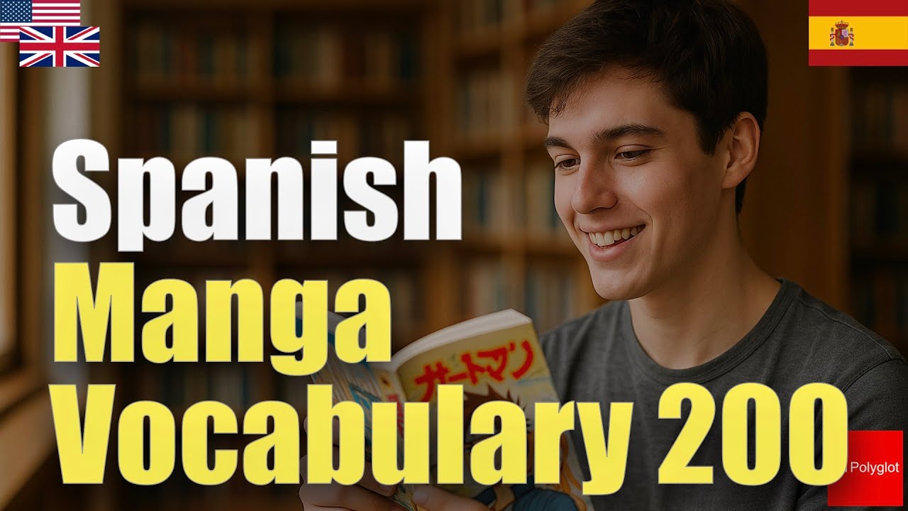 Spanish manga vocabulary 200 | Passive listening | Must-Know | with hiragana