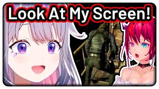 Biboo and IRyS Get Distracted by How CAKED UP Leon Is in RE6【Hololive EN】