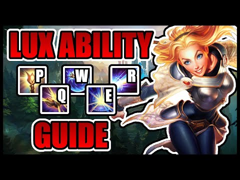 LUX Abilities in Under 4 Minutes [League of Legends]