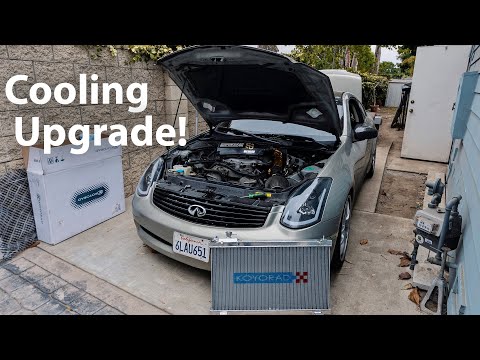 Koyorad Radiator Upgrade on my G35 + Giveaway!