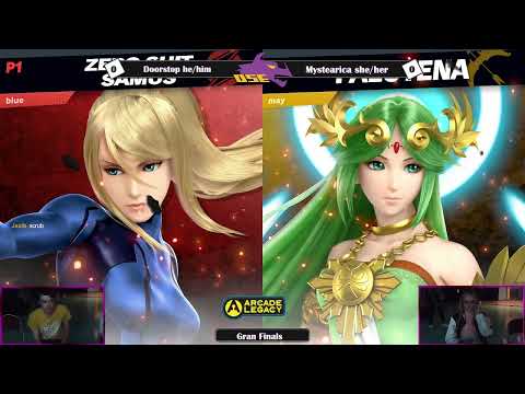 Doorstop (Zero Suit Samus) Vs Mystearica (Palutena) Shield Break Mario Grand Finals