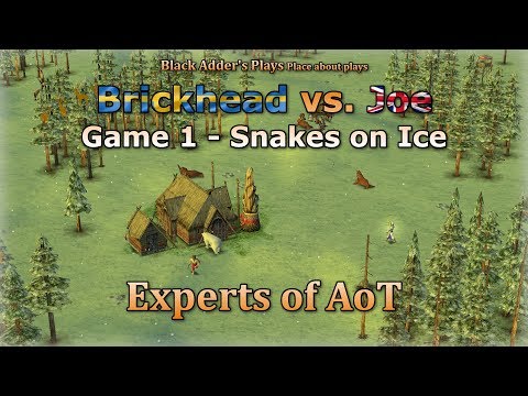 Experts of AoT: Snakes on Ice - Brickhead v Joe, G1 - Loki v Isis, Frozen Wastes - Age of Mythology