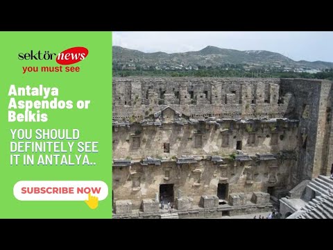 Antalya Aspendos or Belkis places to see