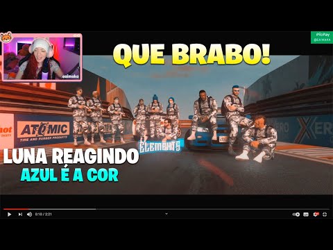 LUNA REAGINDO AZUL É A COR e No estilo RC - É o chefe (GTA RP/Elements)