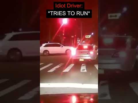 Idiot driver gets INSTANT KARMA 😭 #cars #instantkarma #karma #fails #funny