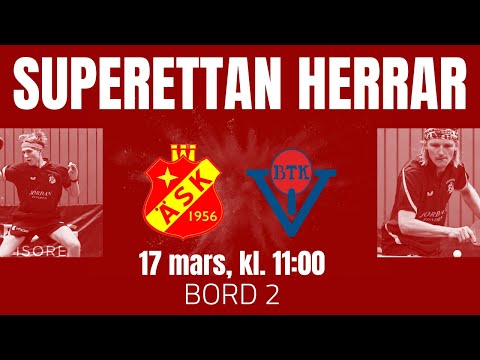 BORD 2, Superettan Herrar, Ängby SK vs Vetlanda BTK