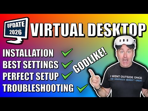 Play ALL Your PC VR Games WIRELESSLY - Virtual Desktop FULL Setup Guide