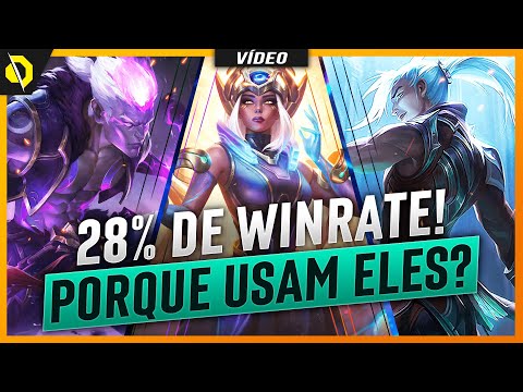 OS 10 CAMPEÕES COM MENOR WIN RATE NO COMPETITIVO