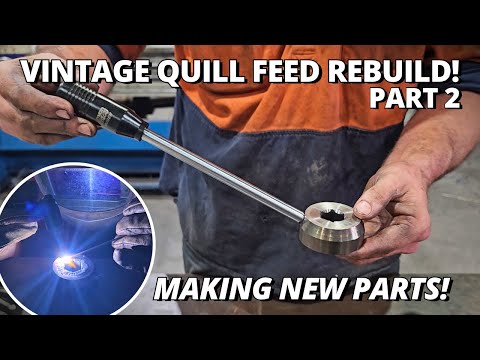 Making NEW Parts for the VINTAGE Milling & Drilling Attachment! 🛠| Part 2