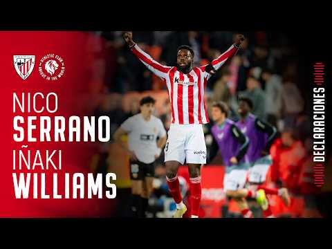 Imagen de portada del video 🎙️ Iñaki Williams & Nico Serrano | post Valencia CF 1-2 Athletic Club | Copa del Rey 1/4 2025-26